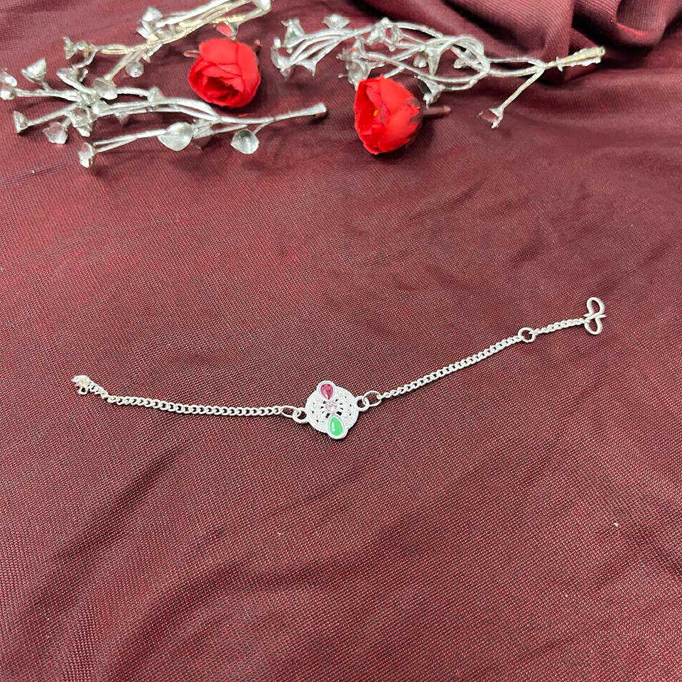 iconic silver rakhi